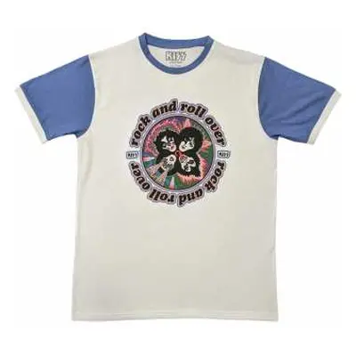 Kiss Unisex Ringer T-shirt: Rock And Roll Over (small) S