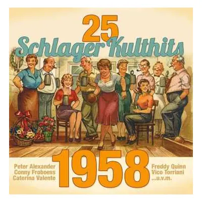 CD Various: 25 Schlager Kulthits: 1958