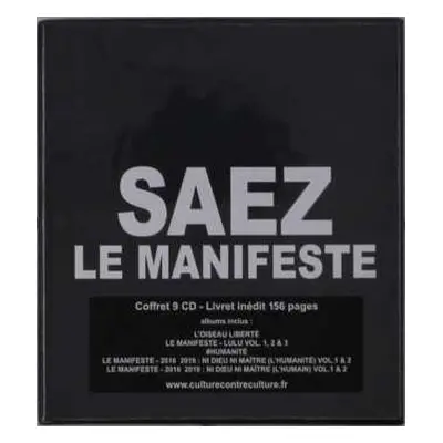 9CD/Box Set Saez: Le Manifeste