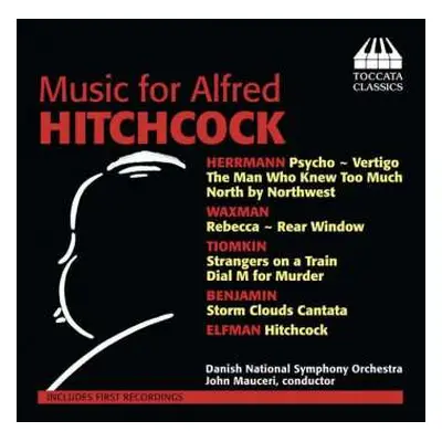 CD DR SymfoniOrkestret: Music for Alfred Hitchcock