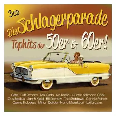 3CD Various: Die Schlagerparade: Tophits Der 50er & 60er!