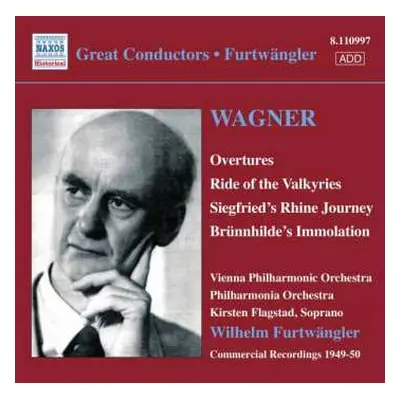 CD Wiener Philharmoniker: Wagner: Overtures. Commercial Recordings 1940-50, Vol. 4