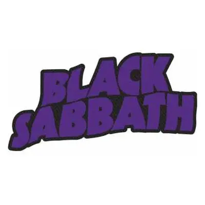 Black Sabbath Standard Patch: Logo Cut Out (retail Pack)