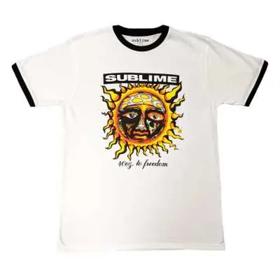 Sublime Unisex Ringer T-shirt: 40oz. To Freedom (large) L