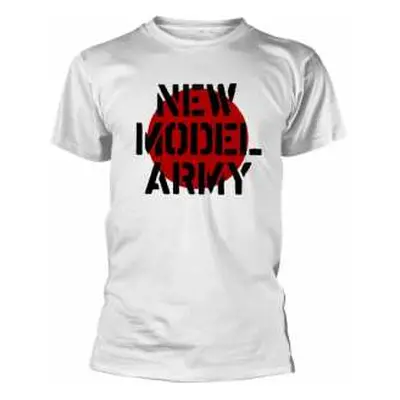 Tričko Logo New Model Army (white) S