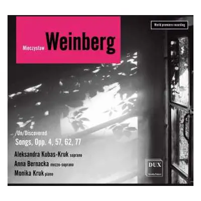 CD Mieczyslaw Weinberg: Lieder Opp.4,57,62,77