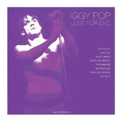 LP Iggy Pop: Lust For Live CLR