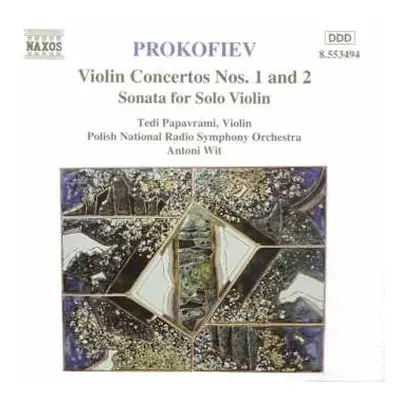 CD Sergei Prokofiev: Violin Concertos Nos. 1 And 2 Sonata For Solo Violin