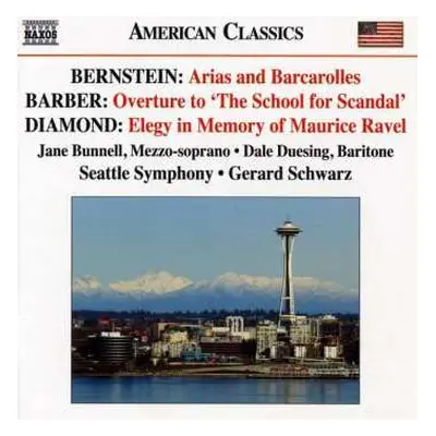 CD Leonard Bernstein: Arias and Barcarolles - Overture to 'School For Scandal" - Elegy In Memory