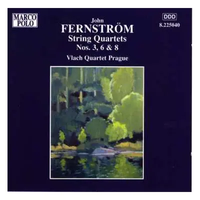 CD John Fernström: Streichquartette Nr.3,6,8