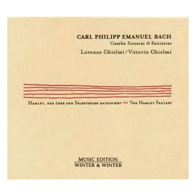 CD Carl Philipp Emanuel Bach: Gamba Sonatas Et Fantasias