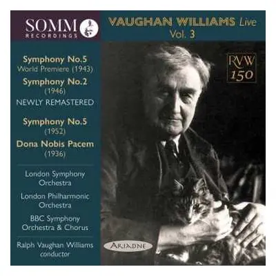 2CD Ralph Vaughan Williams: Vaughan Williams Live Vol.3