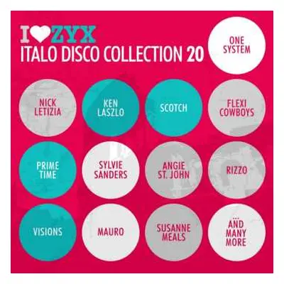 3CD Various: I Love ZYX Italo Disco Collection 20