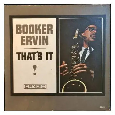 CD Booker Ervin: That's It!