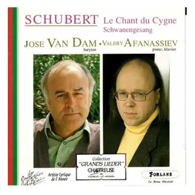 CD José van Dam: Schubert Schwanengesang