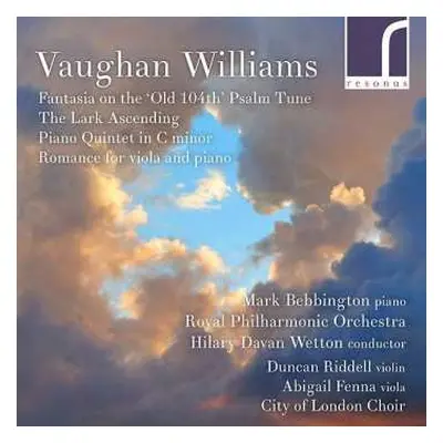 CD Ralph Vaughan Williams: Fantasia On The 'Old 104th' Psalm Tune, The Lark Ascending, Piano Qui