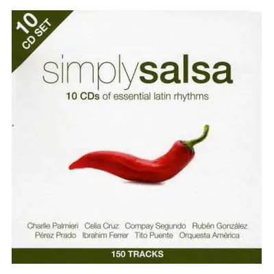 10CD/Box Set Various: Simply Salsa