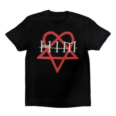 Him Unisex T-shirt: Heartagram (medium) M