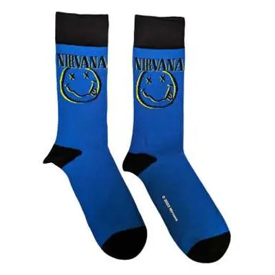 Nirvana Unisex Ankle Socks: Inverse Happy Face (uk Size 7 - 11) 42 - 47