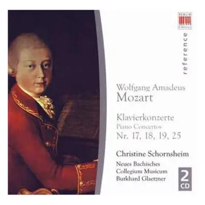 2CD Wolfgang Amadeus Mozart: Klavierkonzerte Nr.17-19,25