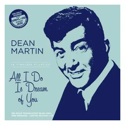 LP Dean Martin: All I Do Is Dream Of You (blue Vinyl)