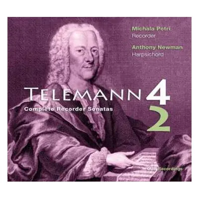 CD Michala Petri: Telemann - Complete sonatas for recorder and basso continuo