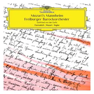 CD Georg Joseph Vogler: Freiburger Barockorchester - Mozarts Mannheim