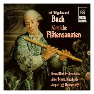 2CD Carl Philipp Emanuel Bach: Sämtliche Flötensonaten Wq.123-134