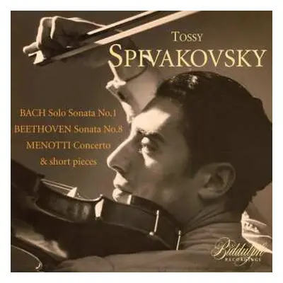 CD Johann Sebastian Bach: Tossy Spivakovsky,violine