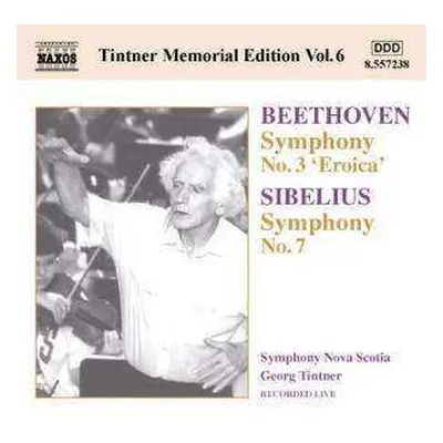 CD Ludwig van Beethoven: Beethoven Symphony No. 3 'Eroica' / Sibelius Symphony No. 7