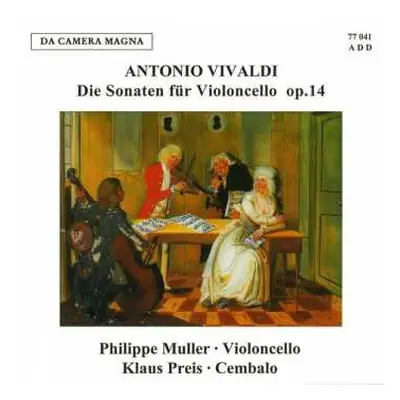 CD Antonio Vivaldi: Sonaten Für Cello & Bc Rv 40,41,43,45-47