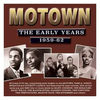 3CD Various: Motown The Early Years 1959-62