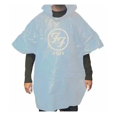 Foo Fighters Unisex Poncho: Black Ff (ex-tour)