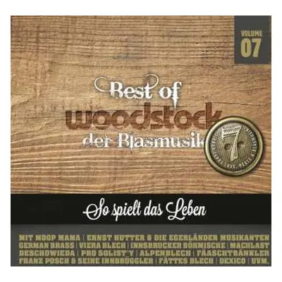 2CD Volksmusik: Best Of Woodstock Der Blasmusik 7