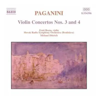 CD Niccolò Paganini: Violin Concertos Nos. 3 & 4