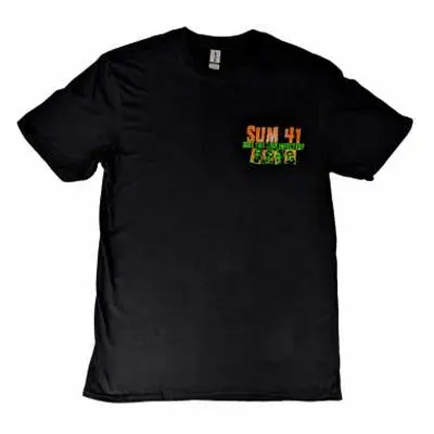 Sum 41 Unisex T-shirt: Does This Look Infected? European Tour 2022 (back Print) (small) S