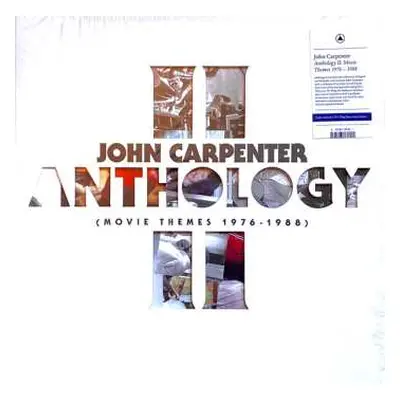 LP John Carpenter: Anthology II (Movie Themes 1976-1988) CLR