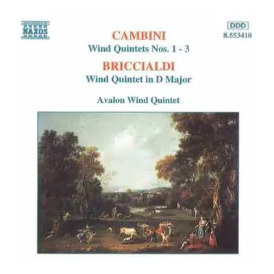 CD Giulio Briccialdi: Wind Quintets Nos. 1-3, Wind Quintet in D Major