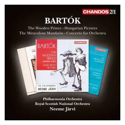 2CD Béla Bartók: The Wooden Prince • Hungarian Pictures • The Miraculous Mandarin • Concerto For