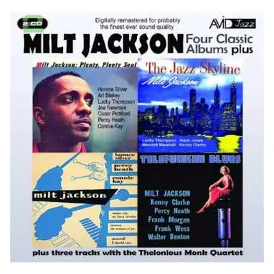 2CD Milt Jackson: Four Classic Album Plus (Plus Three Tracks With The Thelonious Monk Quartet)