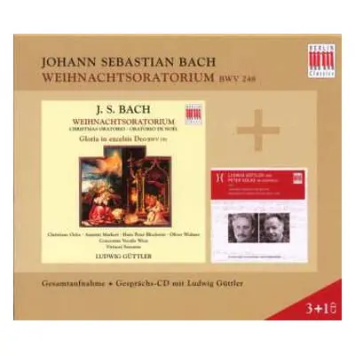 4CD Johann Sebastian Bach: Weihnachtsoratorium Bwv 248