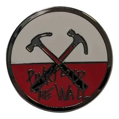 Pink Floyd Pin Badge: The Wall Hammers Logo