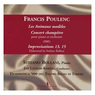 CD Stefano Bollani: Les Animaux Modèles / Concert Champêtre / Improvisations 13, 15