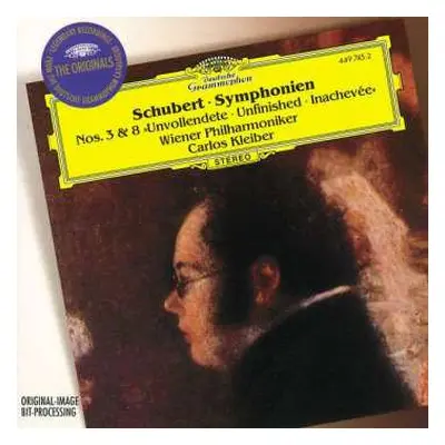 CD Franz Schubert: Symphonien Nos. 3 & 8 »Unvollendete · Unfinished · Inachevée«