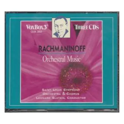 3CD Sergei Vasilyevich Rachmaninoff: Orchestral Music