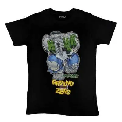 Marvel Comics Unisex T-shirt: Hulk Ground Zero (small) S