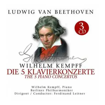 3CD Ludwig van Beethoven: Klavierkonzerte Nr.1-5