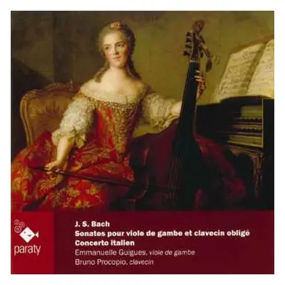 CD Johann Sebastian Bach: Sonates Pour Viole De Gambe Et Clavecin Obligé