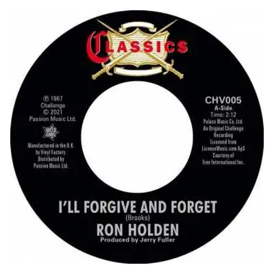 SP Ron Holden: I'll Forgive And Forget / Double Life