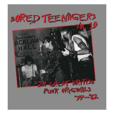 CD Various: Bored Teenagers Vol.10: 24 Great British Punk Originals '77-'82